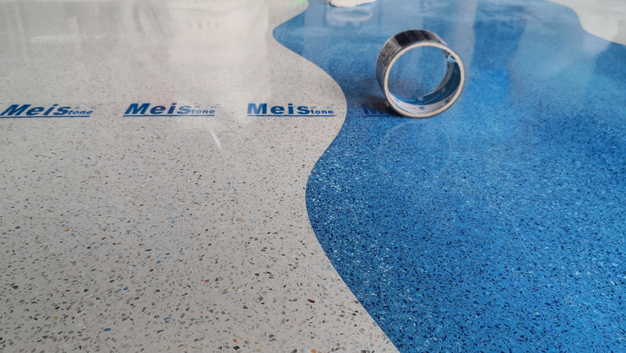 無機(jī)磨石完工效果圖