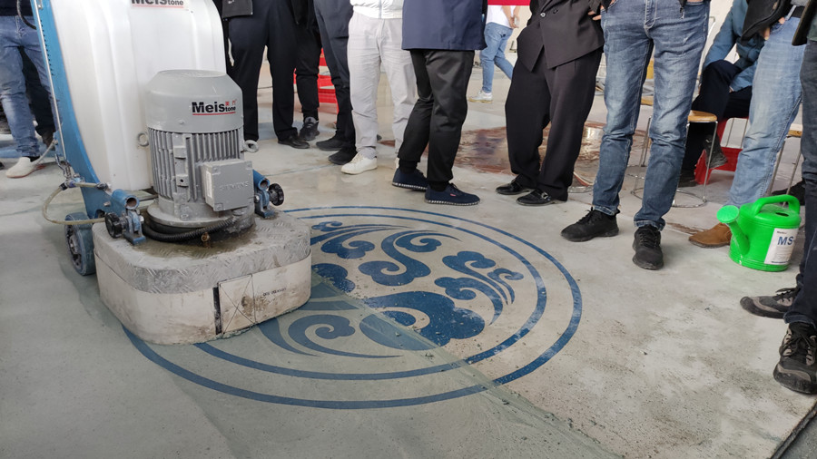 無機磨石修補研磨實操的樣板 無機磨石修補研磨實操的樣板