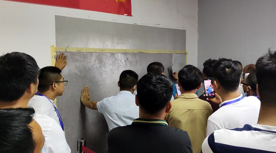 微水泥實(shí)操現(xiàn)場(chǎng) 微水泥實(shí)操現(xiàn)場(chǎng)