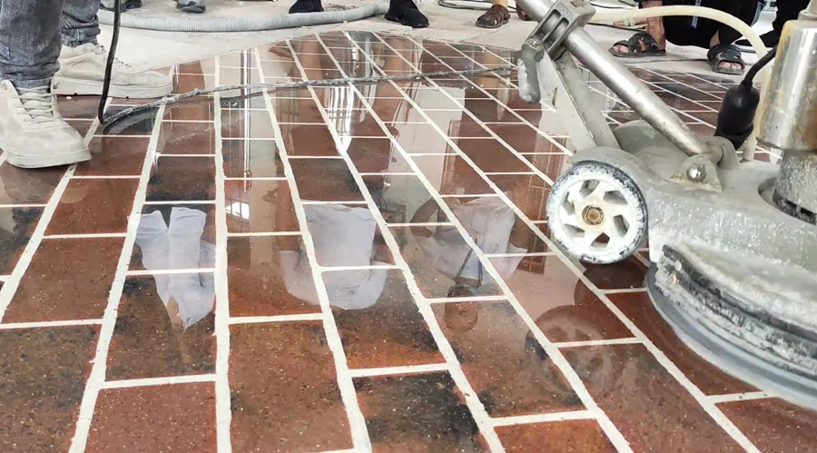 紅磚拋光成鏡效果 紅磚拋光成鏡效果