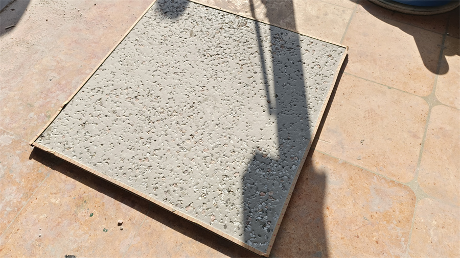 升級版水磨石攤鋪完成 升級版水磨石攤鋪完成